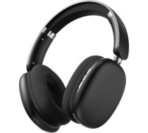 Bezvadu Bluetooth austiņas austiņām pāri ausīm, Hi-Fi stereo ar brīvroku zvanīšanu, 30 stundu atskaņošanas laiks, balss palīgs un FM radio sportam un ceļošanai (melnas)