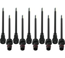 SEZO ūdensnecaurlaidīgs savienotājs 5 kontakti 5 pāri 5 kontakti IP65 ūdensnecaurlaidīga elektriskā kontaktdakša ar 22AWG 20 cm pagarinājuma kabeli lietošanai iekštelpās ārpus telpām LED gaismas lentes lieli izmēri 22 mm uzgrieznis
