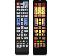 Modernizēta Samsung TV tālvadības pults ar fona apgaismojumu Universāla tālvadības pults visiem Samsung LED LCD QLED UHD HDTV 3D 4K 8K Smart televizoriem, nav nepieciešama iestatīšana