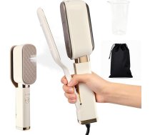 Tvaika tvaika taisnotājs, tvaika gludinātājs ar ātru sildīšanas laiku, 1000 W 3-in-1 funkciju tvaika gludeklis ar 60 ml ūdens tvertni, pārnēsājams rokas gludinātājs ceļošanai, mājās un birojā