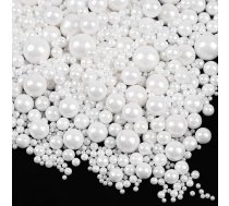 Ēdami saldumi 120G White Pearl Saldumi Sprinkle Dzimšanas diena Kāzu Pateicības diena Ziemassvētku kūka Cupcake cepumi Dim sum Dekoratīvie saldumi