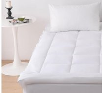 Matrača pārvalks, biezs, stepēts, polsterēts, kokvilnas, antialerģisks, Oeko Tex 100 un Silvadur standarta, 800 g/m², ar atbilstošu svārku (vienvietīga gulta, 190 x 90 cm).