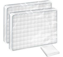 Pārvietošanas matrača pārvalks, 2 plastmasas matraču aizsargi, ūdensnecaurlaidīgi matraču maisi, atkārtoti lietojami matraču pārvalki, 240 x 180 x 35 cm, matraču maisi uzglabāšanai