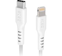 SBS USB-C - iPhone Lightning 2 m kabelis - balts