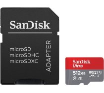 Ultra microsdxc 512gb 150mb/s a1 karte + sd adapteris