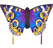 HQ Design Butterfly Kite ar pūķa asti, bērnu pūķis, vienvirziena pūķis kāpšanai, vājš vējš, no 5 gadiem, ietver poliestera auklu 40 m uz spoles