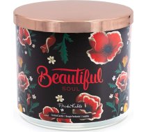 Frida Kahlo aromātiskā svece stiklā, skaista dvēsele, 400 g, svaiga aromāta svece, dāvanu ideja sievietēm un dizaina cienītājiem, ilgs degšanas laiks (60 h)
