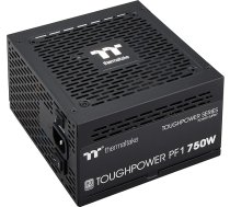 Thermaltake Toughpower PF1 750W | PC ATX barošanas bloks | 80-Plus Platinum | Pilnībā modulārs | Klusais 140 ventilators | ES sertifikāts | Melns