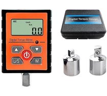 Digitālais griezes momenta adapteris 3-340 Nm Digitālais griezes momenta mērītājs 1/2 collas 1/4 collas 3/8 collas adapteris Mērītājs Velosipēdu auto KG griezes momenta atslēgas mērinstrumentu testeris Aizdedzes svece Augsta precizitāte, augst