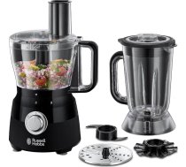 Russell Hobbs Desire 24732 1,5 litru virtuves kombains ar 5 griešanas, sagriešanas un mīklas piederumiem, matēti melns, 600 W