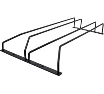 zoohot 40cm melns vīna glāžu turētājs, metāla vīna glāžu turētājs (2 rindas, 1 iepakojums), metāla piekaramais plaukts, metāla vīna glāžu turētājs zem skapja (2 rindas, 1 iepakojums)