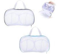 2 apakšveļas maisiņu komplekts veļas mazgāšanai, veļas maisiņu komplekts veļas mazgāšanas mašīnai, veļas maisiņi veļas mazgāšanai, veļas mazgāšanas aizsardzībai (Cup Size A to C)
