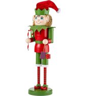 Riekstkodis Ziemassvētku rotājums 38cm Sarkanais Riekstkodis kareivis Liels Ziemassvētku Riekstkodis kareivis Tradicionālā Riekstkodis kareivis lelle Riekstkodis rotaļlieta Ziemassvētkiem