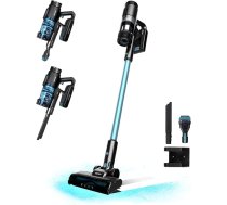 Cecotec putekļu sūcējs 3-in-1 Conga Rockstar 1500 Ray Free. 215 W, 12 kPa, 45 minūšu autonomija, sajaukšanas birste, 500 ml trauks, paralēlais ciklons, 2-in-1 piederumi un stūra piederumi.
