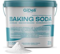 GiDeli Cepamā soda pulveris 10 kg Cepamais pulveris E500ii Cepamais pulveris E500ii nātrija bikarbonāts spainī Augstas tīrības pakāpes pārtikas produkti (10 kg)