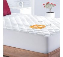 Lakhmaali Stepēts ūdensnecaurlaidīgs matrača aizsargs divguļamai gultai, 4-diegu, super absorbējošs, īpaši dziļš, 35 cm, pieguļošs, hipoalerģisks un elpojošs, mazgājams, mājas matrača pārvalks