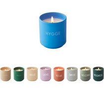 Dizaina burti Aromātiskās sveces stikla glāzītē | Aromātiskā svece izgatavota no 100% sojas vaska un deg līdz 15 stundām | Ziemassvētku kolekcija un relaksācijas dāvana sievietēm | Izmantojiet krūzītes kā vāzi atkārtoti