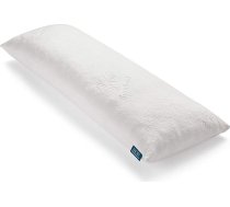 LUCID Crushed Memory Foam Side Sleeper Pillow - ķermeņa spilvens - lieliski piemērots grūtniecības laikā - īpaši mīksts Rayon Bamboo pārvalks - balts
