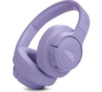 JBL Tune 770NC bezvadu austiņas ar adaptīvu trokšņu slāpēšanu un salokāmu dizainu - līdz 70 stundu akumulatora darbības laiks ar ātrās uzlādes funkciju - violetas krāsas