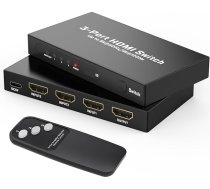 Ticenpe HDMI 2.1 slēdzis 8K @ 60Hz 4K @ 120Hz HDMI sadalītājs 3 in 1 Out Atbalsta VRR un ALLM D-olby Vision, HDMI slēdzis, saderīgs ar PS5/4, Xbox, Apple TV, Skybox, Blu-Ray, HDTV, monitoriem