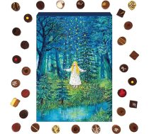Hallingers Zvaigžņu meitene Pasaku pasakas Adventes kalendārs Šokolādes konfektes Dāvana, roku darbs bez alkohola no smalka kakao šokolādes (kaste) - dāvana vasarā un kā lieliska grilēšanas dāvana | Apsveicam Hanukkah