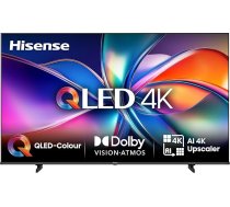 Hisense 55E7Q 55 collu 4K UHD QLED, Smart TV, Game Mode Plus, Filmēšanas režīms, Dolby Vision Atmos, HDR10, HLG, HDR Immersive, AI 4K Upscaler, Dolby MS12, DTS X, Voice Control [2025]