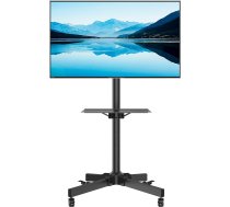 1home pārvietojams TV ratiņu grīdas statīvs, kas paredzēts 23"-55" plazmas/LCD/LED displejiem