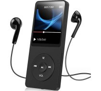 MP3 MP4 atskaņotājs ar Bluetooth, īpaši plāns digitālais LCD ekrāns, 1,77 collu portatīvais Hi-Fi skaņu atskaņotājs, MP3 mūzikas atskaņotājs ar Bluetooth, iebūvēts HD skaļrunis (ar 8G atmiņas karti)