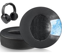 SOULWIT dzesējošā gela rezerves auss spilventiņi Sony MDR-XB950 XB950BT XB950B1 XB950B1 XB950N1 XB950AP austiņu austiņu austiņām ar ledus zīda audumu, augsta blīvuma putas aizsardzībai pret troksni