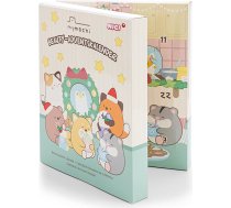 NICI mymochi Adventes kalendārs Kosmētika 24 gabali 27 x 22 x 5 cm - smilškrāsas krāsā - Adventes kalendārs meitenēm no 3 gadiem, Kawaii Ziemassvētku kalendārs bērniem ar lieliskām 24 dāvanām | 62588