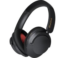 1MORE SonoFlow Pro austiņas austiņām uz ausīm, bezvadu, LDAC Hi-Res Wireless Audio, aktīva trokšņu slāpēšana, 100 h atskaņošanas laiks, ātrā uzlāde, 3,5 mm kabelis, Bluetooth 5.4, AI zvanu trokšņu slāpēšana (melnas)