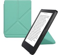 kwmobile Korpuss saderīgs ar Kobo Clara 2E / Tolino Shine 4 Korpuss - mākslīgās ādas korpuss - aizsargvāciņš e-lasītāja vāciņam - Mint Green