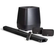 Polk Audio MagniFi 2 mājas kinozāles surround skaņas sistēma, TV skaņu panelis ar Google Chromecast, bezvadu zemfrekvences skaļruni un skaļruņiem