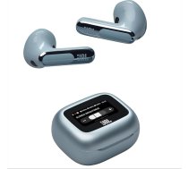 JBL Live Flex 3 bezvadu austiņas ar Bluetooth, 50 stundu akumulatora darbības laiks, True Adaptive Noise Cancelling un augstas izšķirtspējas JBL Signature Sound, IP54 ūdensizturīgas, ar ausu aizbāžņiem, zilas krāsas