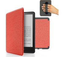 MyGadget futrālis Amazon Kindle Paperwhite 11. paaudzes (no 2021. gada - 6,8 collas) ar siksniņu un automātiskās miega/modināšanas funkciju - Flip Case rozā krāsā