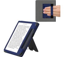 kwmobile Flip Case saderīgs ar Kobo Sage - Rokas siksna - Pārsegs Tumši zils