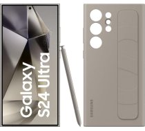 Samsung Galaxy S24 Ultra AI viedtālrunis, 12 GB RAM/512 GB atmiņa, titāna pelēks + stāvošs rokturis Taupe