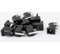 DC005 PCB kronšteins 5,5 mm x 2,1 mm 3 pin audio video līdzstrāvas strāvas kontaktdakša
