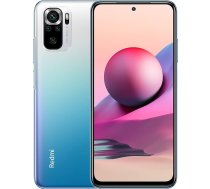 Xiaomi Redmi Note 10S viedtālrunis 6GB 128GB tālrunis, ar NFC, MediaTek Helio G95 procesors, 6,43 collu AMOLED punktains displejs, (64MP + 8MP + 2MP + 2MP) četru kameru, divas SIM kartes, AI sejas atbloķēšanas versija