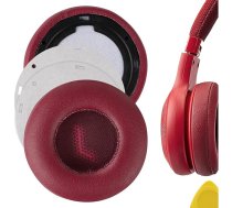 Geekria QuickFit rezerves proteīna ādas ausu spilventiņi JBL E35, E45bt, E45 austiņu ausu spilventiņiem, austiņu ausu vāciņu remonta detaļas (sarkans)