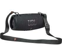 JBL Xtreme 3 bezvadu pārnēsājamais ūdensnecaurlaidīgais skaļrunis ar Bluetooth un uzlādes kabeli melnā krāsā