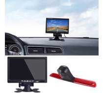 Dynavsal HD bremžu gaismas atpakaļgaitas kameras komplekts ar 7 collu LCD monitoru, Van ūdensizturīga nakts redzamības aizmugures skata kameras nomaiņa Mercedes Sprinter W906 W907 W910 316 CDI/VW Crafter Caravelle automašīnām