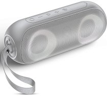 NOTABRICK Bluetooth skaļrunis ar apgaismojumu, pārnēsājamie skaļruņi, bezvadu Bluetooth 5.0, 30 W, skaļa stereo skaņa, IPX7 ūdensizturīgs, ilgs atskaņošanas laiks, 100 ft Bluetooth diapazons (pelēks)