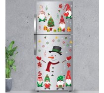 WALPLUS Ziemassvētku Combo rotājumi Sienas uzlīmes Cute Gnome un sniegavīrs Sienas māksla Logu ielīmējumi Displeja uzlīmes Dzīvojamā istaba Pārdošana Atlaižu izpārdošana Mājas Dzīvojamā istaba Guļamistaba DIY Dāvana