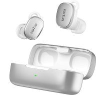 EarFun Free Pro 3 In-Ear Bluetooth austiņas ar trokšņu slāpēšanu, Hi-Res Audio, Snapdragon Sound, aptX Adaptive, 6 mikrofoni, HD zvani, Multipoint, 33H akumulators, bezvadu uzlāde, individuāls ekvalaizers