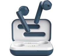 Trust Mobile Primo Touch Bluetooth austiņas, In-Ear bezvadu austiņas, austiņas ar uzlādes korpusu, TWS, iebūvēts mikrofons, līdz 10 stundām atskaņošanas laika, Android, Chrome, iOS, Windows, zilā krāsā