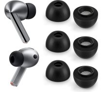 Putuplasta austiņu uzgaļi Samsung Galaxy Buds3 Pro, maksimāls komforts un nemainīgs fit ar atmiņas putu austiņu rezerves uzgaļiem 3X M