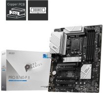 Pamatplate pro b760-p ii s1700 4ddr5 dp/hdmi atx
