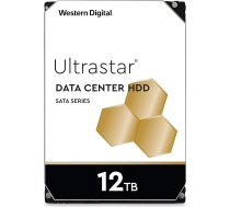 Western Digital WD Ultrastar 12TB DC HC520 SATA cietais disks, 3,5 collu iekšējais cietais disks serverim, 256 MB kešatmiņa, korporatīvā klase (atjaunots)