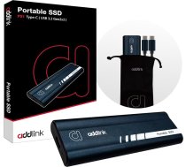 Addlink P21 1TB portatīvais ārējais SSD, līdz 2000MB/s nolasīšanas ātrums, USB 3.2 Gen 2x2, viegla krātuve fotografēšanai, video, spēlēm un ātrai dublēšanai, piemērots PC, klēpjdatoriem, Mac, Windows, Linux, Android, PS4